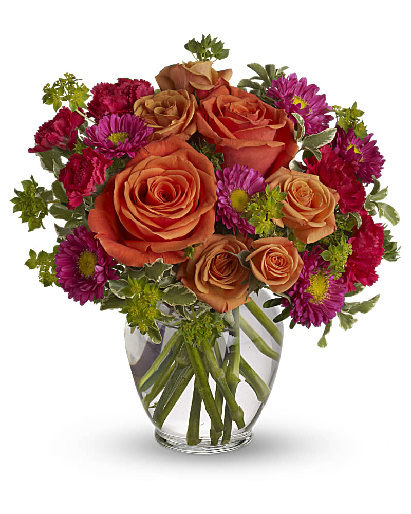 How Sweet It Is - Orange & Pink Bouquet Flower Bouquet