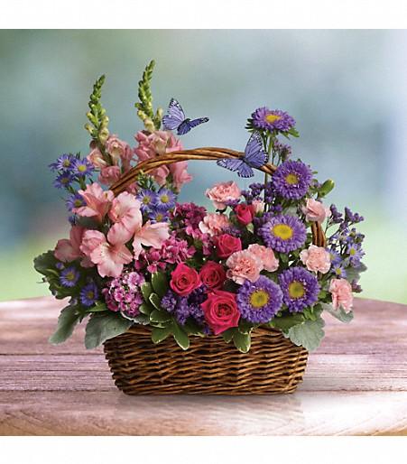 the country basket bloom bouquet t48 3b select your product size deluxe ...