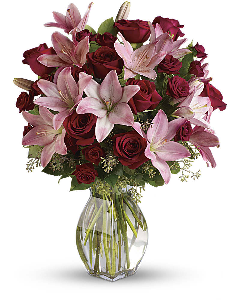 Lavish Love Bouquet with Long Stemmed Red Roses Flower Bouquet