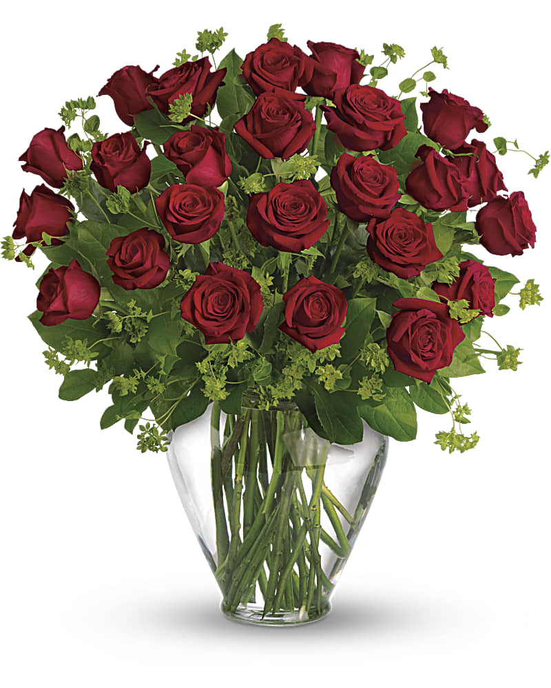 My Perfect Love - Long Stemmed Red Roses Flower Bouquet