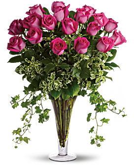 Dreaming In Pink - 18 Long Stemmed Pink Roses