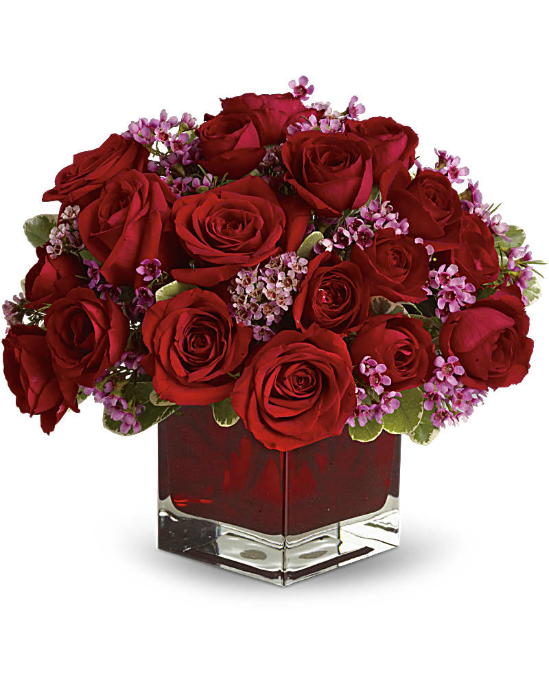 Never Let Go - 18 Red Roses Flower Bouquet