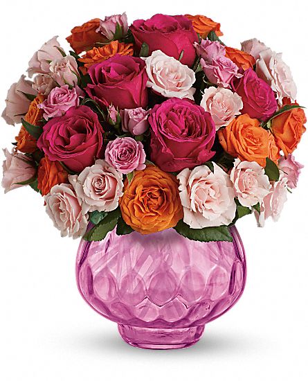 Sweet Fire Bouquet with Roses Flower Bouquet