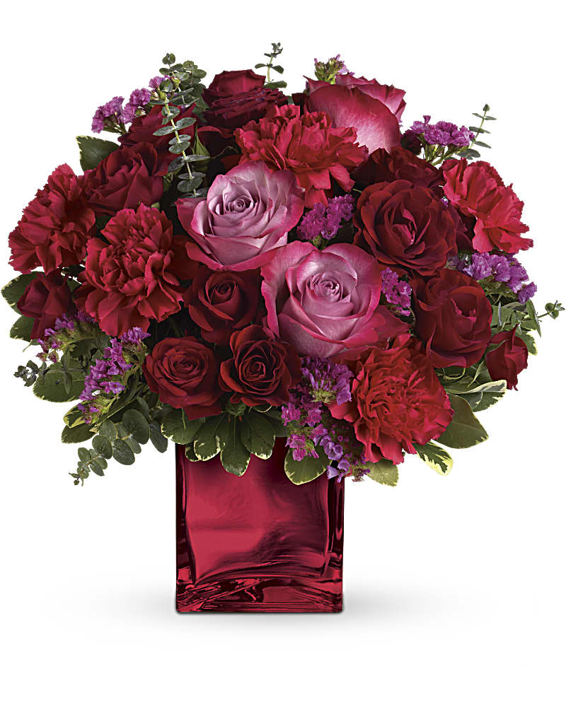 ruby anniversary flower bouquet