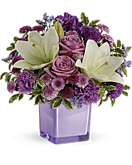 Teleflora's Pleasing Purple Bouquet