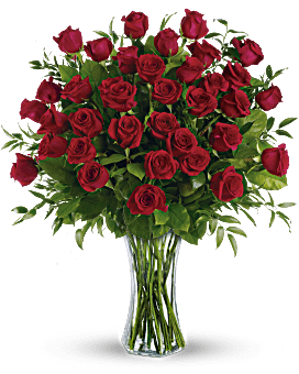 3 Dozen Long Stemmed Roses-Choice of Color