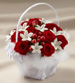 The FTD® Baby Love™ Flower Girl Basket