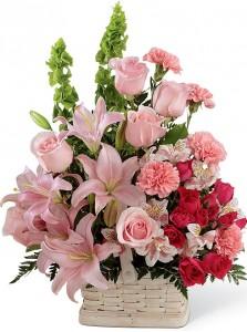 BEAUTIFUL SPIRIT  Basket Flower Bouquet