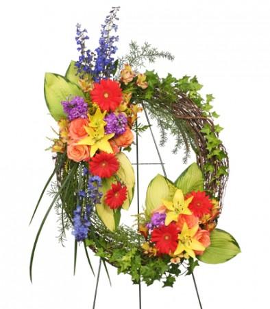 BRILLIANT SYMPATHY WREATH
Funeral Flowers Flower Bouquet