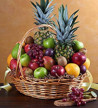 Deluxe All Fruit Basket For Sympathy
