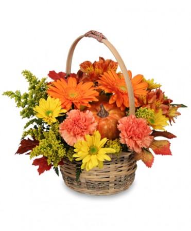 Enjoy Fall!  Flower   Basket Flower Bouquet