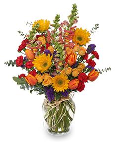 fall treasures  Flower  Arrangement