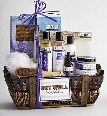 Feel Better Denarii Lavender Deluxe Spa Basket 