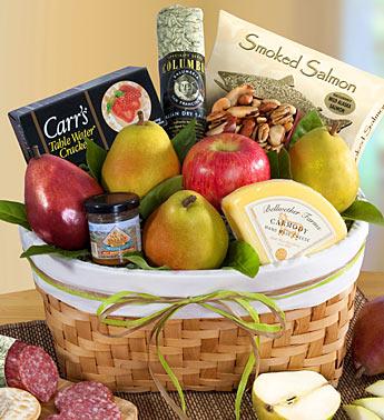 Pacific Northwest Fruit & Gourmet Gift Basket 
