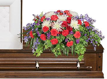 Honorable Dedication Casket Spray