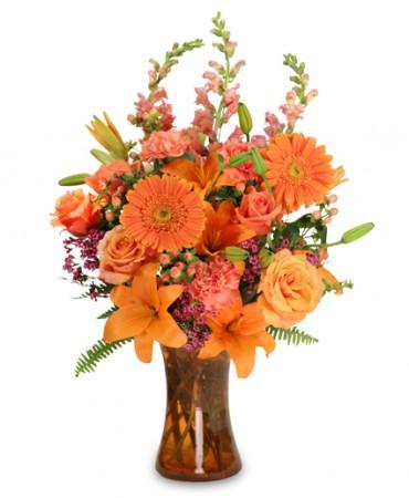 ORANGE UNIQUEFloral Arrangement