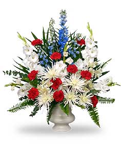 PATRIOTIC MEMORIAL Funeral Flowers