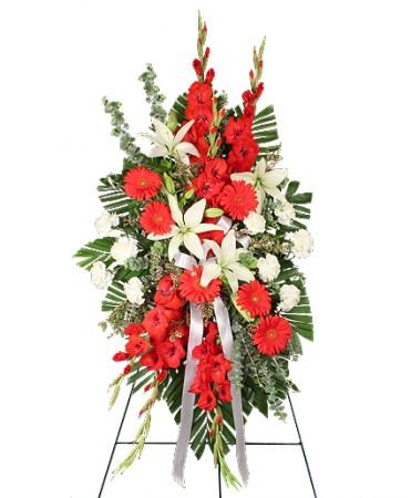 REVERENT RED
Funeral Flowers Flower Bouquet
