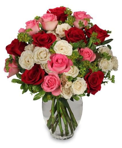 Romance of Roses
Miniature Spray Roses Flower Bouquet