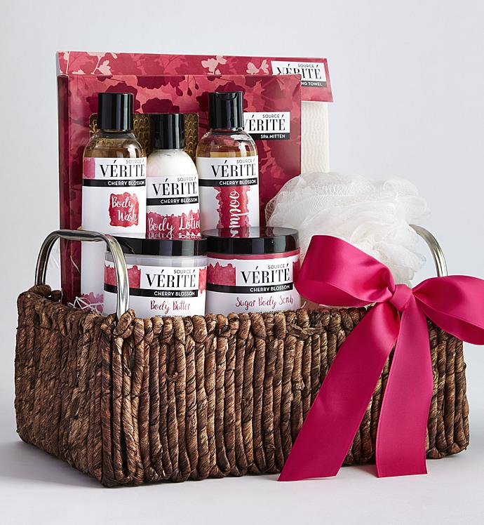 Soothing Cherry Blossom Spa Gift Basket 