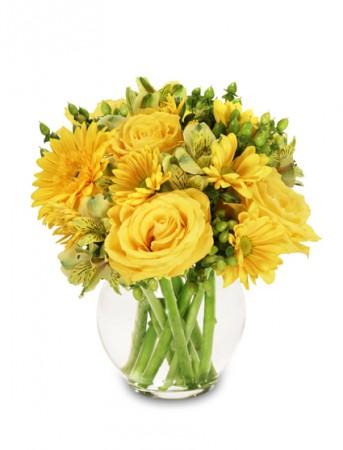 sunshine perfection floral arrangement