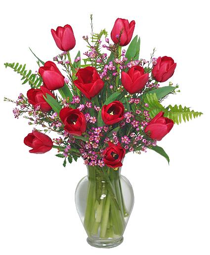 Elegant Tulips- Colors per availability Flower Bouquet