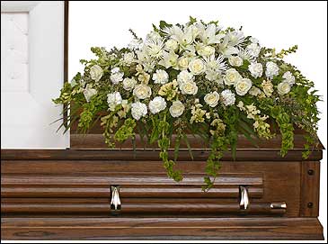 TRANQUILITY CASKET SPRAY
Funeral Flowers