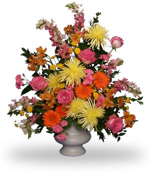 TWILIGHT SERENITY
Sympathy Tribute Flower Bouquet