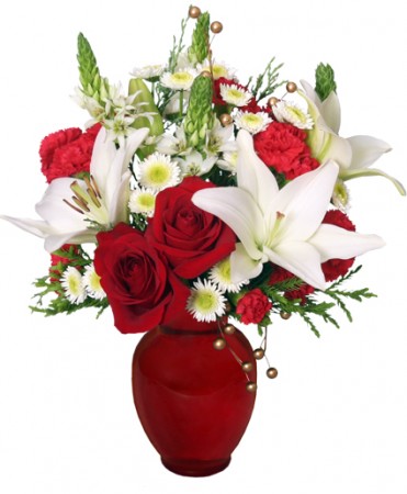 Captivating Christmas Flower Bouquet