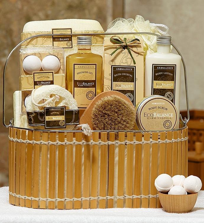  Warm Vanilla Relaxation Spa Basket 