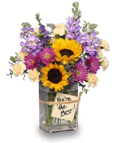 you're the best!  Arrangement Flower Bouquet